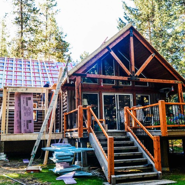 STW Builders Panorama – Timber Frame STW Builders Panorama - Restoring a log cabin