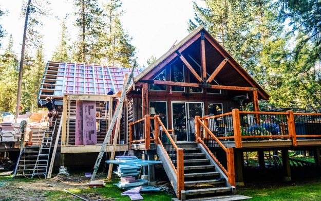 STW Builders Panorama - Restoring a log cabin